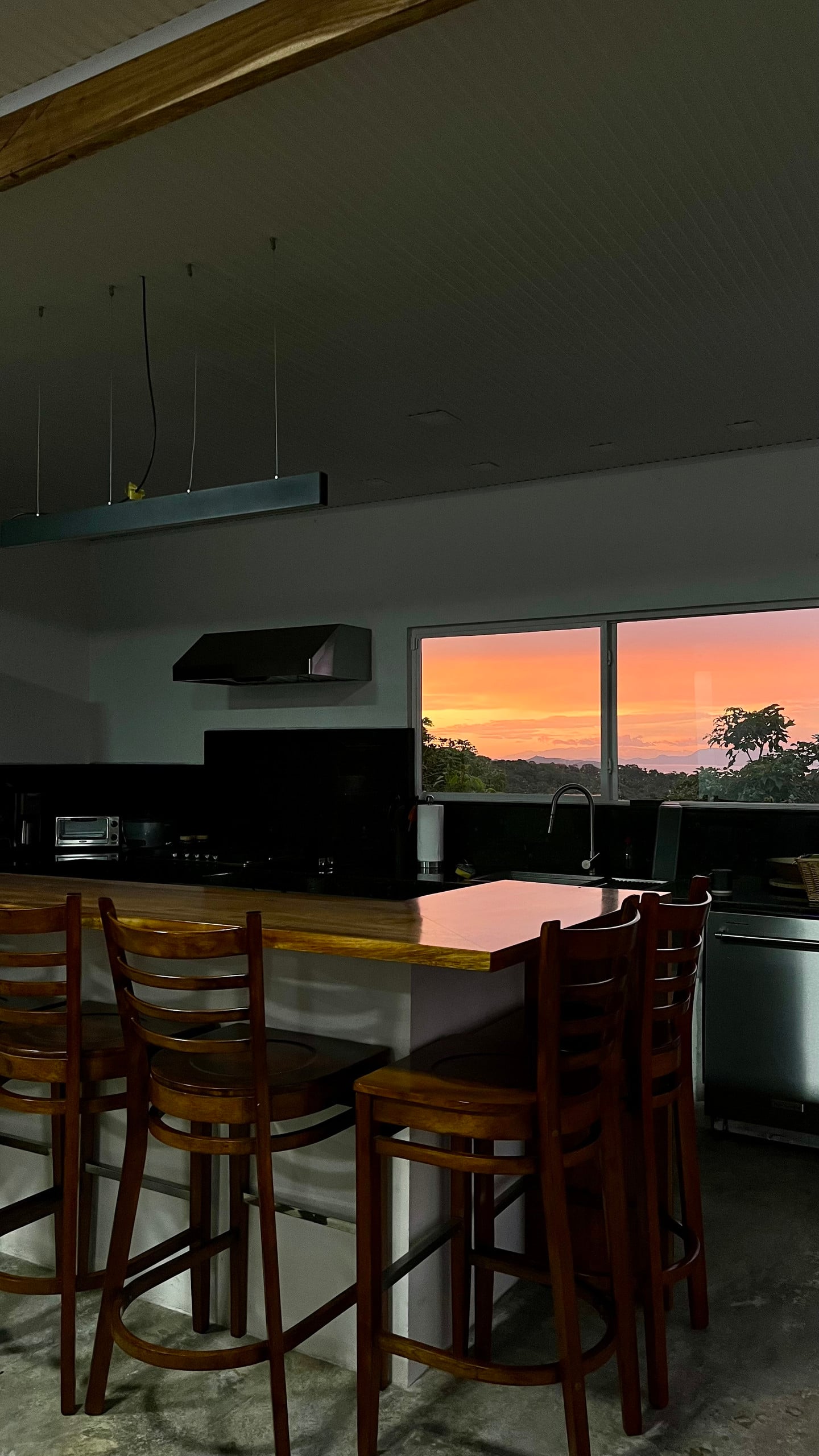 Kitchen at sunrise