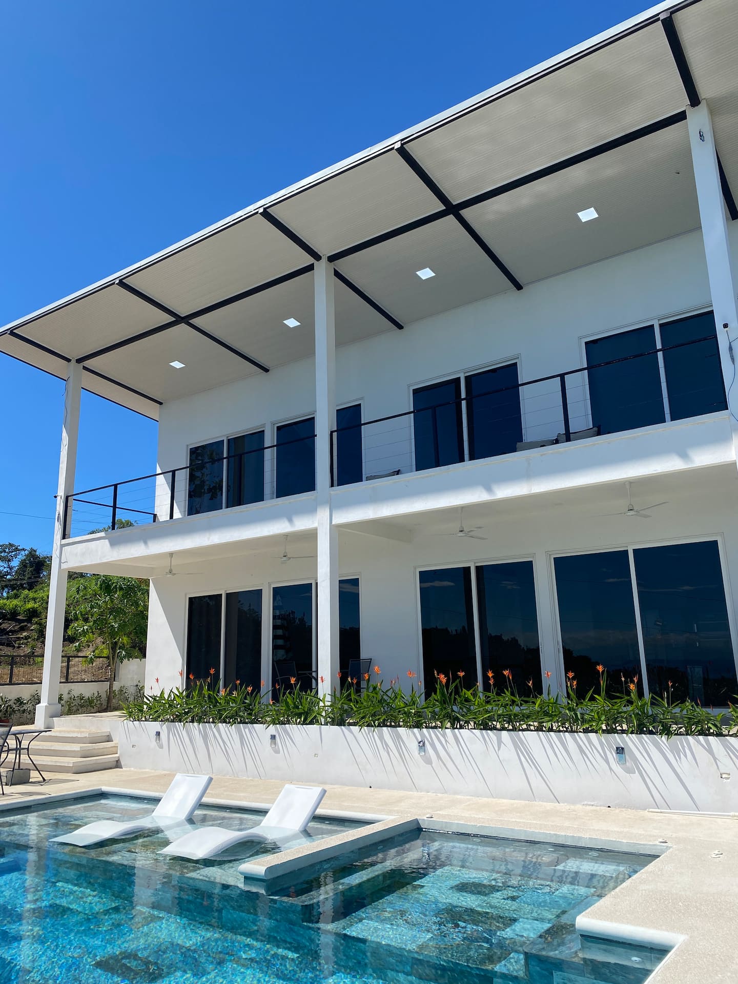 Villa Blanca from the garden